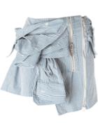 Faith Connexion Striped Tied Sleeve Skirt