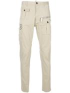 Dsquared2 - Military Cargo Trousers - Men - Cotton/spandex/elastane - 44, Nude/neutrals, Cotton/spandex/elastane