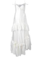 Attico 'charlotte' Dress, Women's, Size: 2, White, Silk