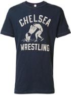 Champion 'chelsea Wrestling' T-shirt, Men's, Size: Medium, Blue, Cotton
