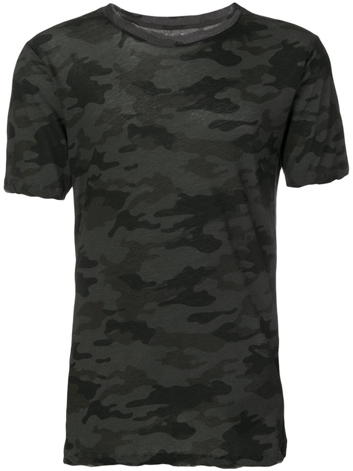 Unravel Project Camouflage T-shirt - Green