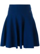 Kenzo 'mini Tiger' Skater Skirt, Women's, Size: Medium, Blue, Cotton/wool