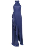 Tufi Duek Halter Neck Party Dress - Blue
