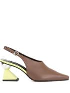 Yuul Yie Pointed Slingback Pumps - Brown