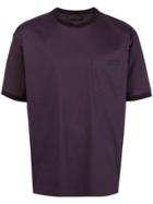 Prada Short-sleeve Fitted T-shirt - Pink & Purple