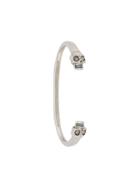 Alexander Mcqueen Skulls Cuff - Metallic