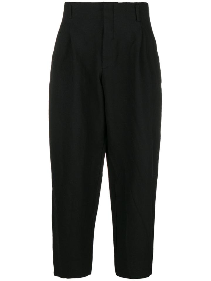 Comme Des Garçons Homme Plus Wide Leg Trousers - Black