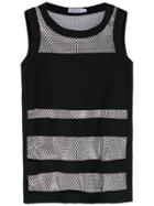 Mara Mac Panelled Top - Black