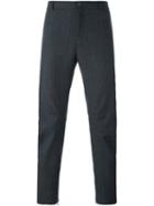 Lanvin Houndstooth Biker Trousers, Men's, Size: 52, Grey, Cotton/wool