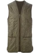 Barbour Quilted Hunting Gilet, Men's, Size: Xl, Green, Polyamide
