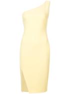 Likely One Shoulder Vented Dress - Yellow & Orange