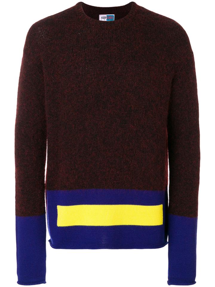 Kenzo Graphic Sweater - Pink & Purple