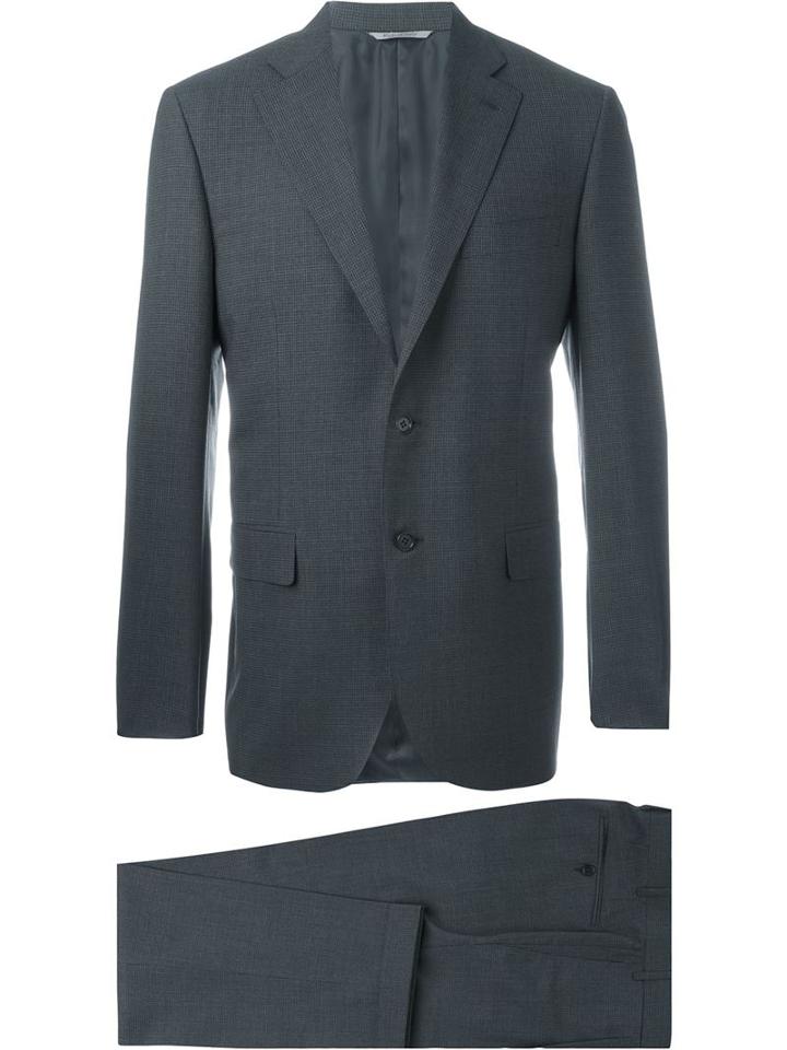 Canali Two Piece Suit, Men's, Size: 56, Grey, Cupro/wool