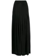Erika Cavallini Pleated Maxi Skirt - Black