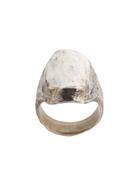 Tobias Wistisen Antique Oval Ring - Metallic