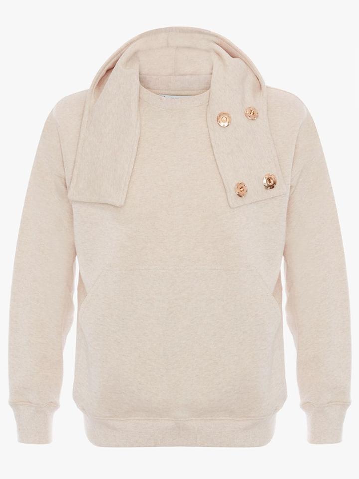 Jw Anderson Oversized Hood Sweatshirt - Yellow