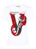 Versace Jeans Tiger V Print T-shirt - White