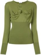 Jw Anderson Fitted Knitted Top - Green
