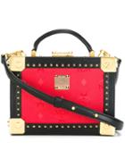 Mcm 'berlin Series' Box Bag, Women's, Red