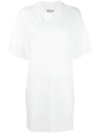 Maison Margiela Oversized Paneled T-shirt, Women's, Size: Xs, White, Cotton