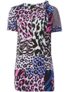 Versace 'wild Patch' Short Sleeved Blouse