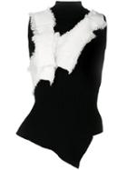 Jonathan Simkhai - Ribbed Bandage Tank Top - Women - Polyester/rayon - Xs, Black, Polyester/rayon