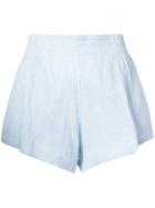 Apiece Apart High-waisted Shorts - Blue