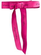 Dolce & Gabbana L'amore È Bellezza Bow Tie Belt - Pink & Purple