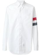 Thom Browne Signature Stripes Button-down Shirt - White