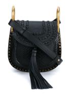 Chloé Mini Hudson Studded Leather & Python Bag