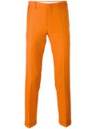 Paul Smith - Skinny Trousers - Men - Wool - 30, Yellow/orange, Wool