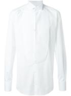 Dolce & Gabbana Bib Shirt, Men's, Size: 41, White, Cotton