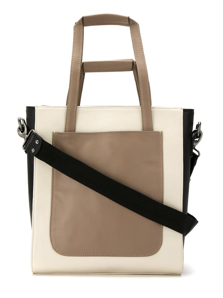 Mara Mac Leather Tote Bag - Nude & Neutrals