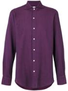 Finamore 1925 Napoli - Long-sleeve Woven Shirt - Men - Cotton - L, Red, Cotton