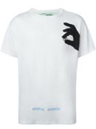 Off-white Hand Off T-shirt, Men's, Size: Medium, White, Cotton