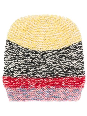 Anntian Fine Knit Beanie - Yellow