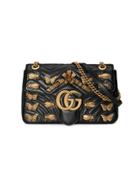 Gucci Gg Marmont Medium Matelassé Shoulder Bag - Black