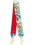 Dolce & Gabbana Majolica Print Bag Strap, Women's, Red