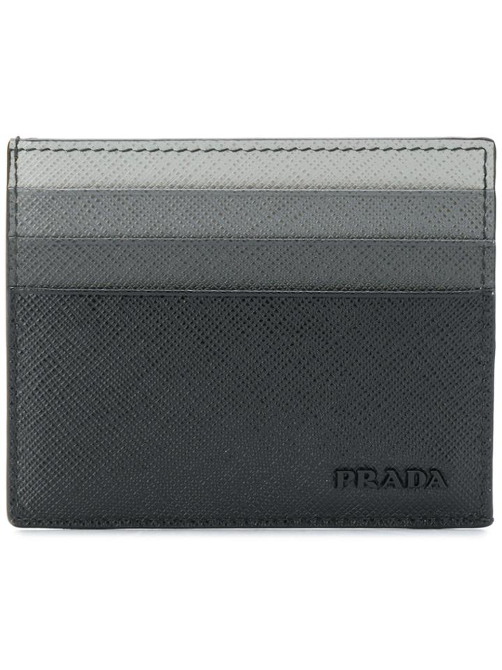 Prada Gradient Effect Cardholder - Black