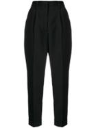No21 High Rise Tapered Trousers - Black