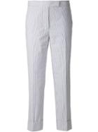 Thom Browne Cropped Striped Trousers