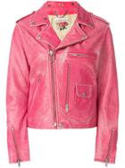 Golden Goose Deluxe Brand Off-center Zipped Jacket - Pink & Purple