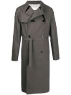Jil Sander Double Breasted Trench Coat - Grey