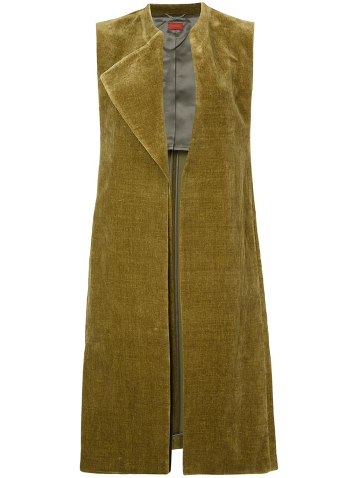 Des Prés Long Waistcoat - Brown