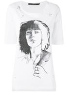 John Richmond - Sketch T-shirt - Women - Cotton - S, White, Cotton