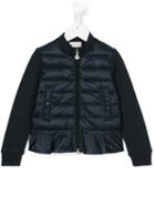 Moncler Kids Zip Up Padded Jacket, Size: 10 Yrs, Blue