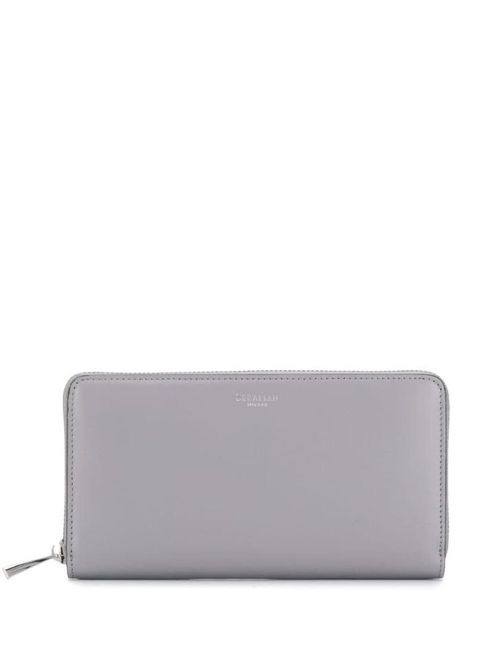 Serapian Logo Print Wallet - Grey