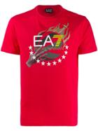 Ea7 Emporio Armani Printed T-shirt - Red