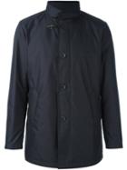 Fay Short-length Coat, Men's, Size: Xxl, Blue, Polyester/cotton