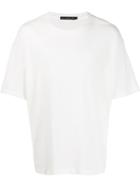 Issey Miyake Men Ribbed Style T-shirt - White
